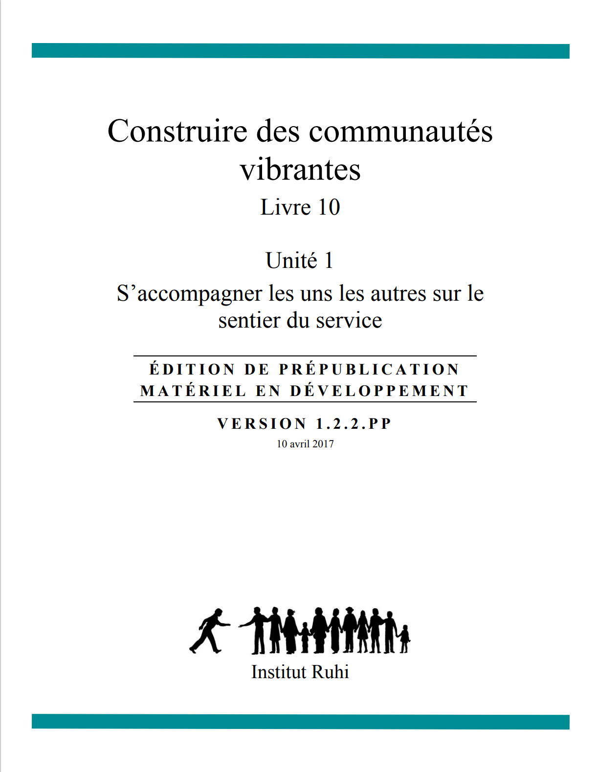 Livre 10: Construire des communautés  vibrantes