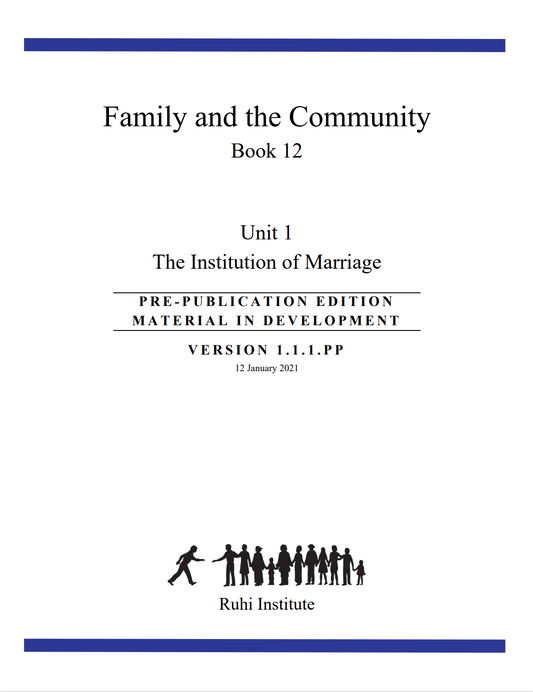 Book 12: Family and the Community