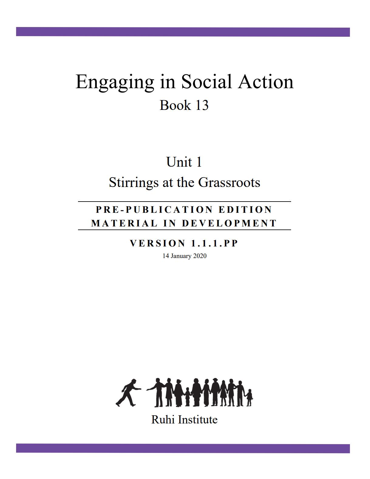 Book 13: Engaging in Social Action