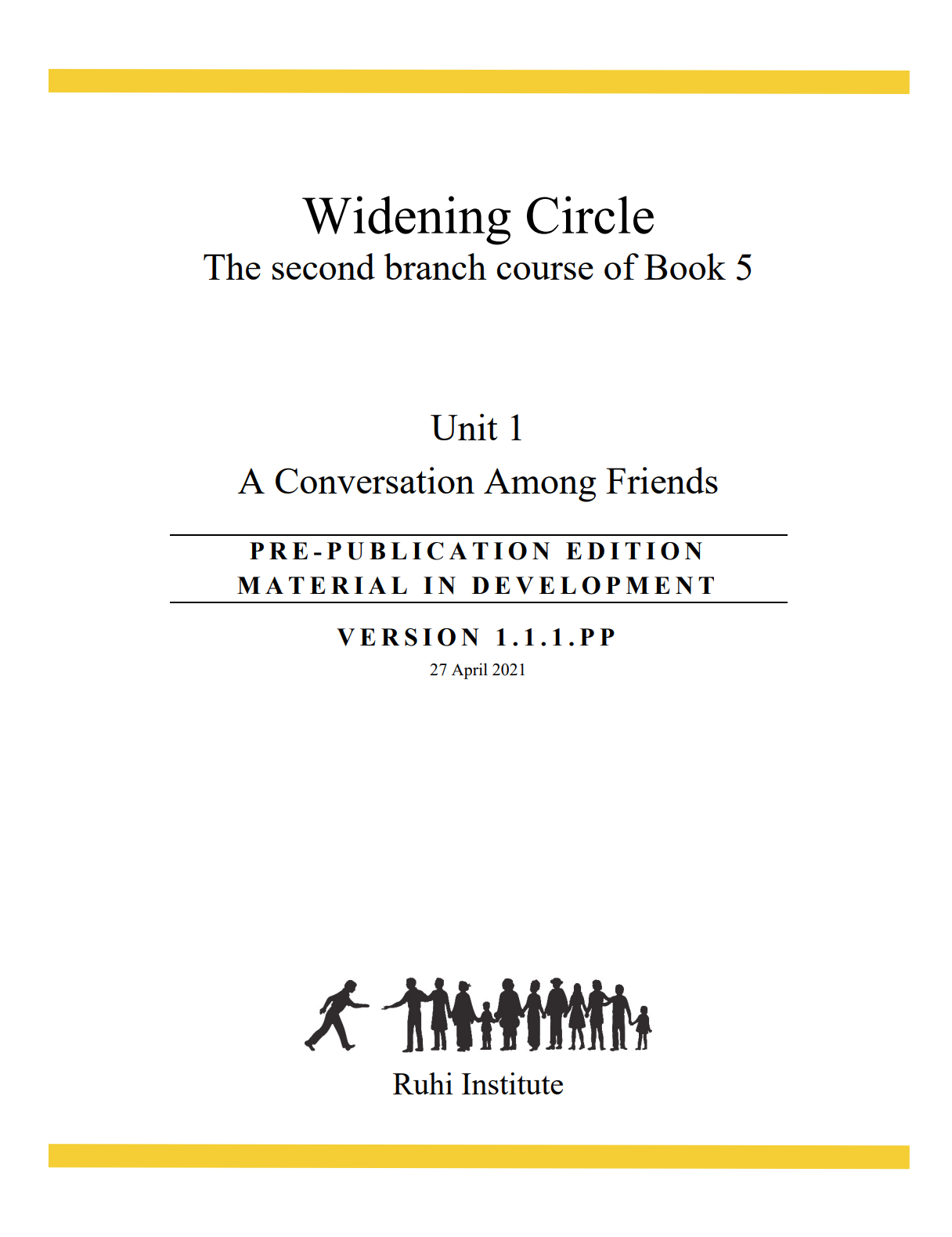 Widening Circle