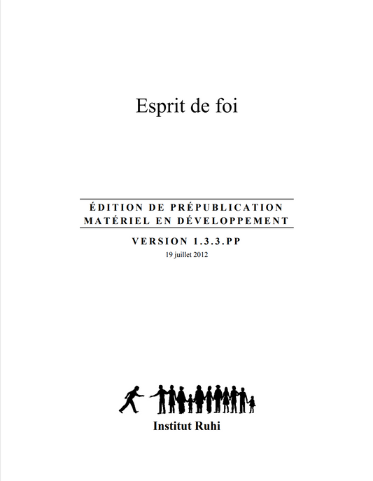 Esprit de foi