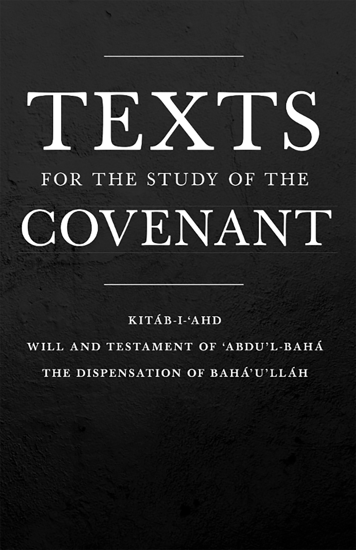 Texts of the Covenant